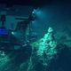 An ROV imaging a hydrothermal vent. Image: NOAA Office of Ocean Exploration and Research, 2016 Deepwater Exploration of the Marianas
